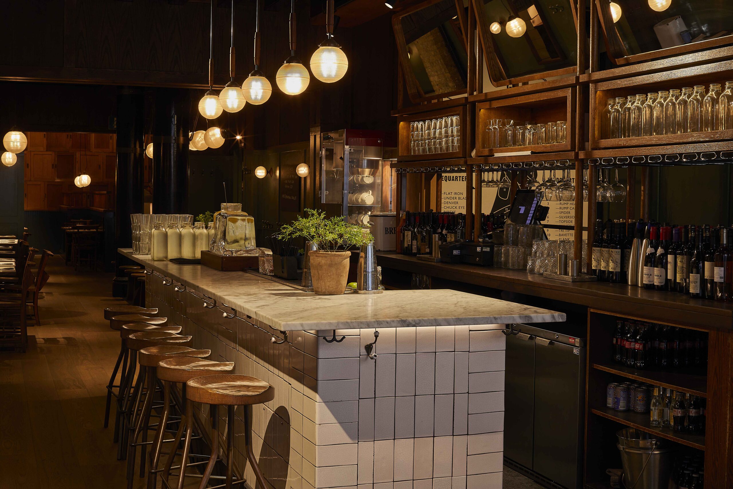 Flat Iron Covent Garden interiors
